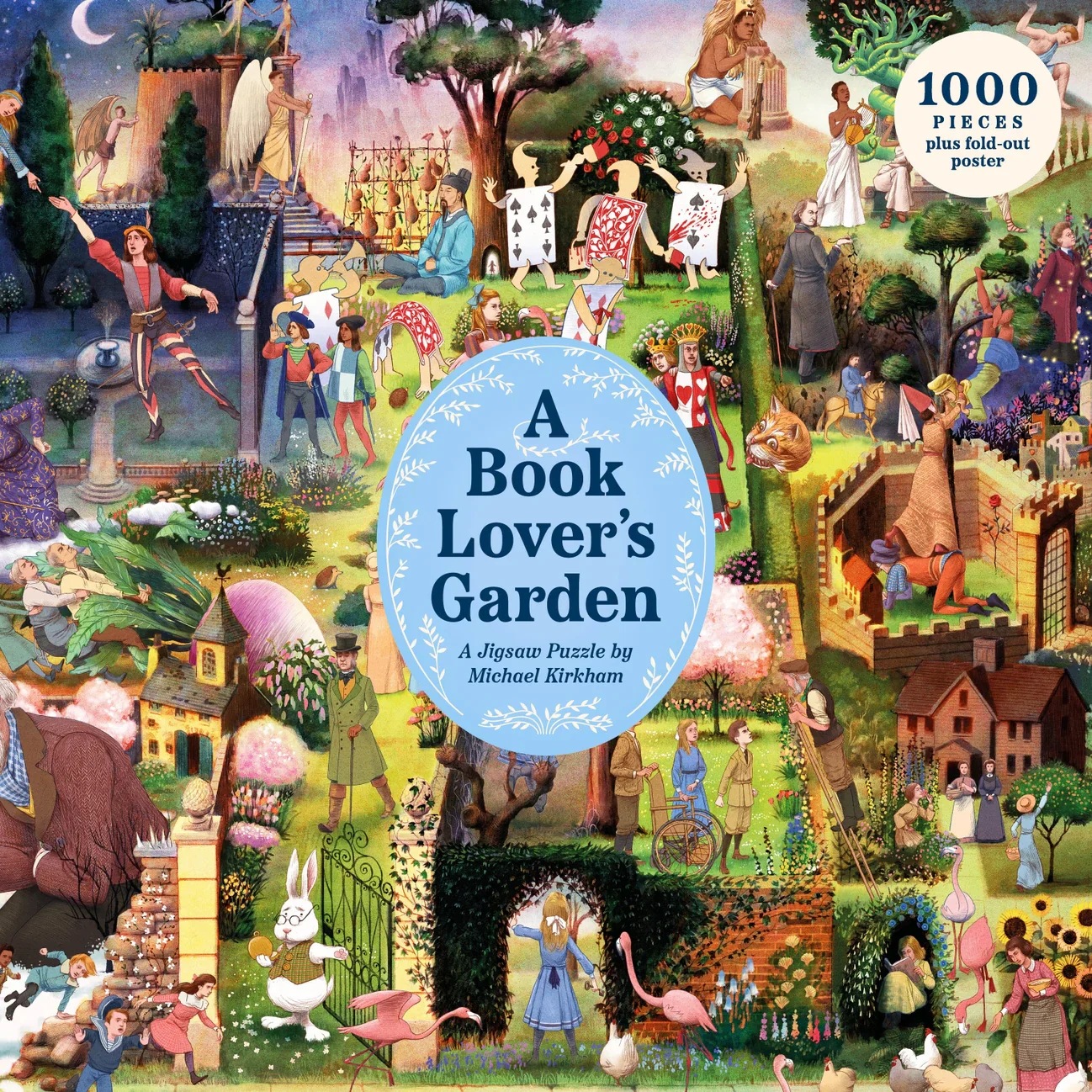 A Book Lover’s Garden: 1,000-Piece Puzzle