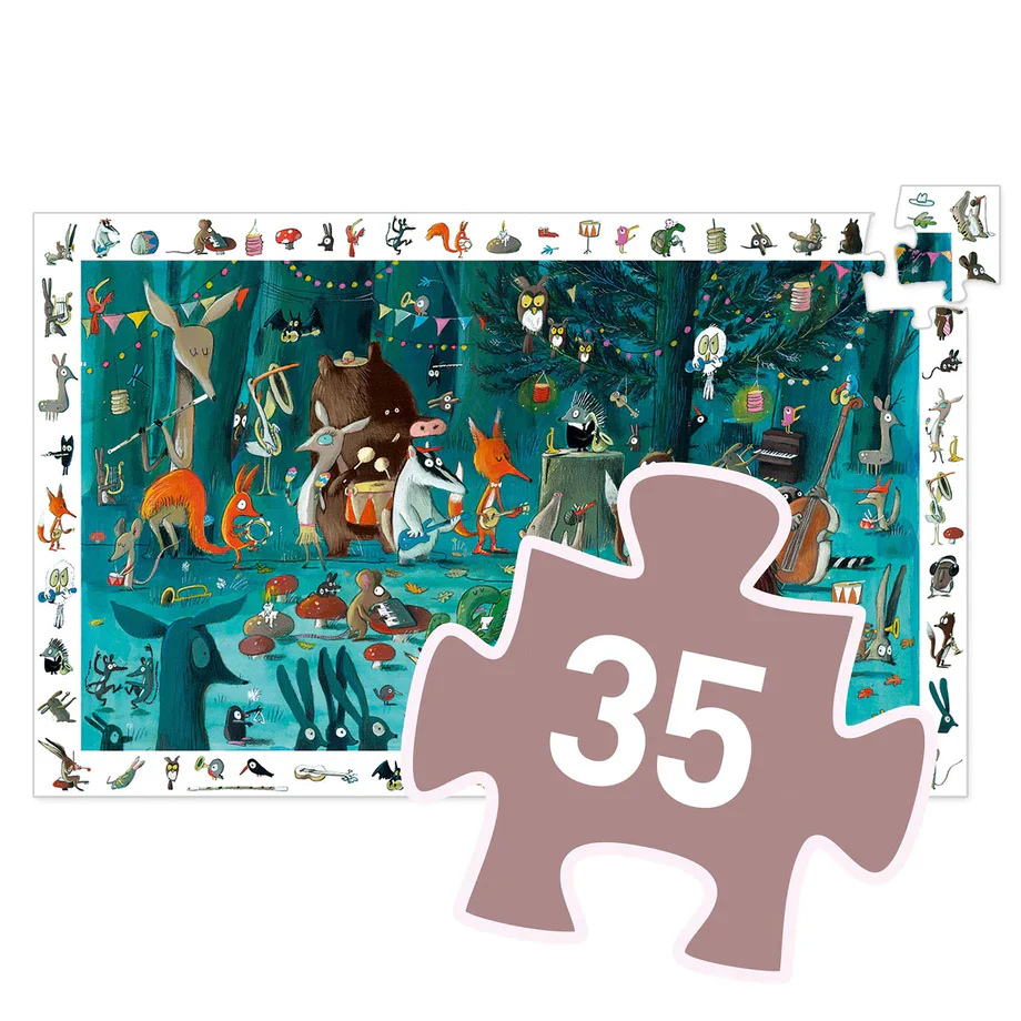 Animal Orchestra: 35-Piece Puzzle - Image 4