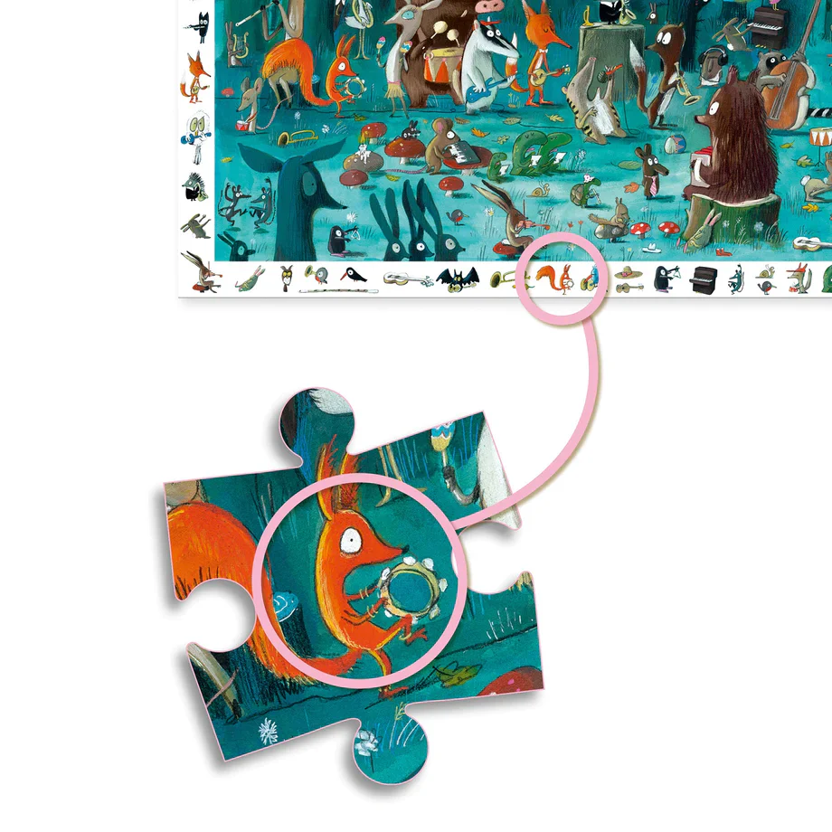 Animal Orchestra: 35-Piece Puzzle - Image 5