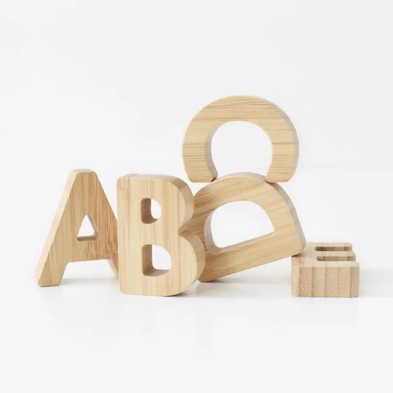 Bamboo Alphabet Blocks - Image 2