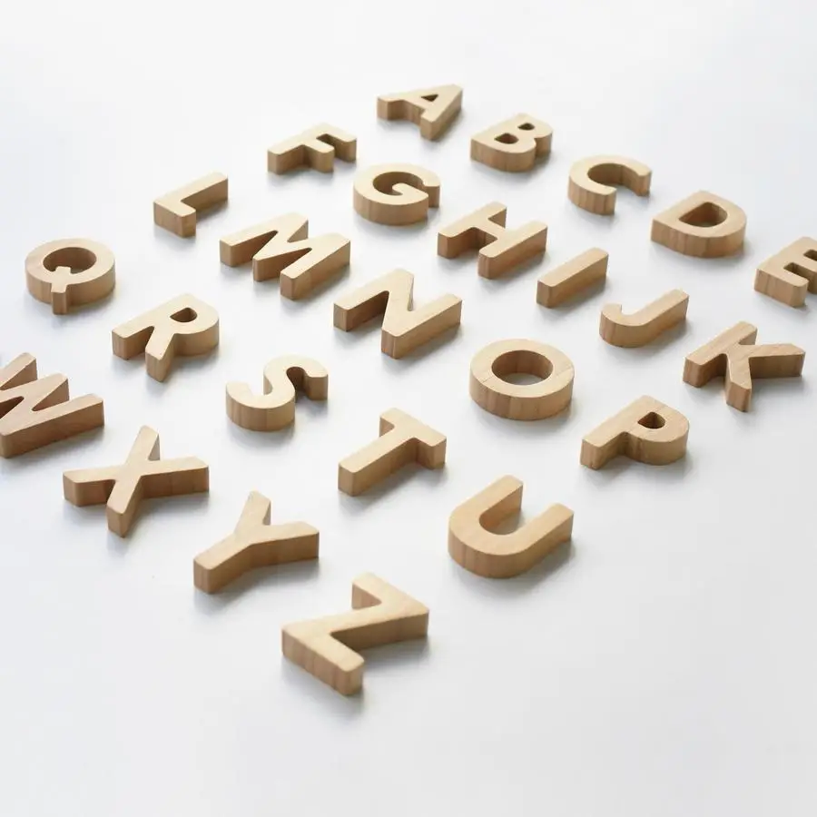 Bamboo Alphabet Blocks - Image 5