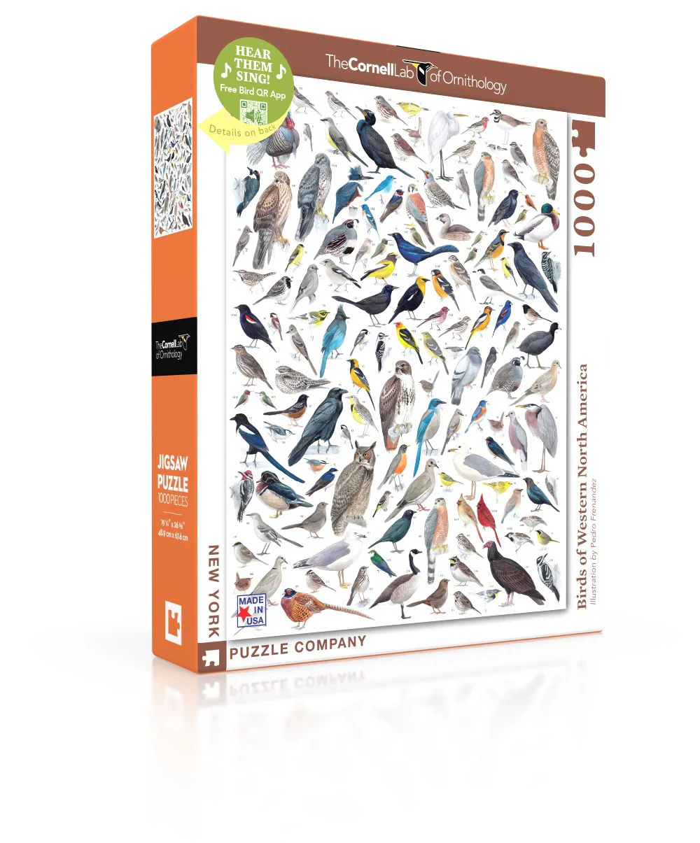 Birds of Western North America: 1,000-Piece Puzzle