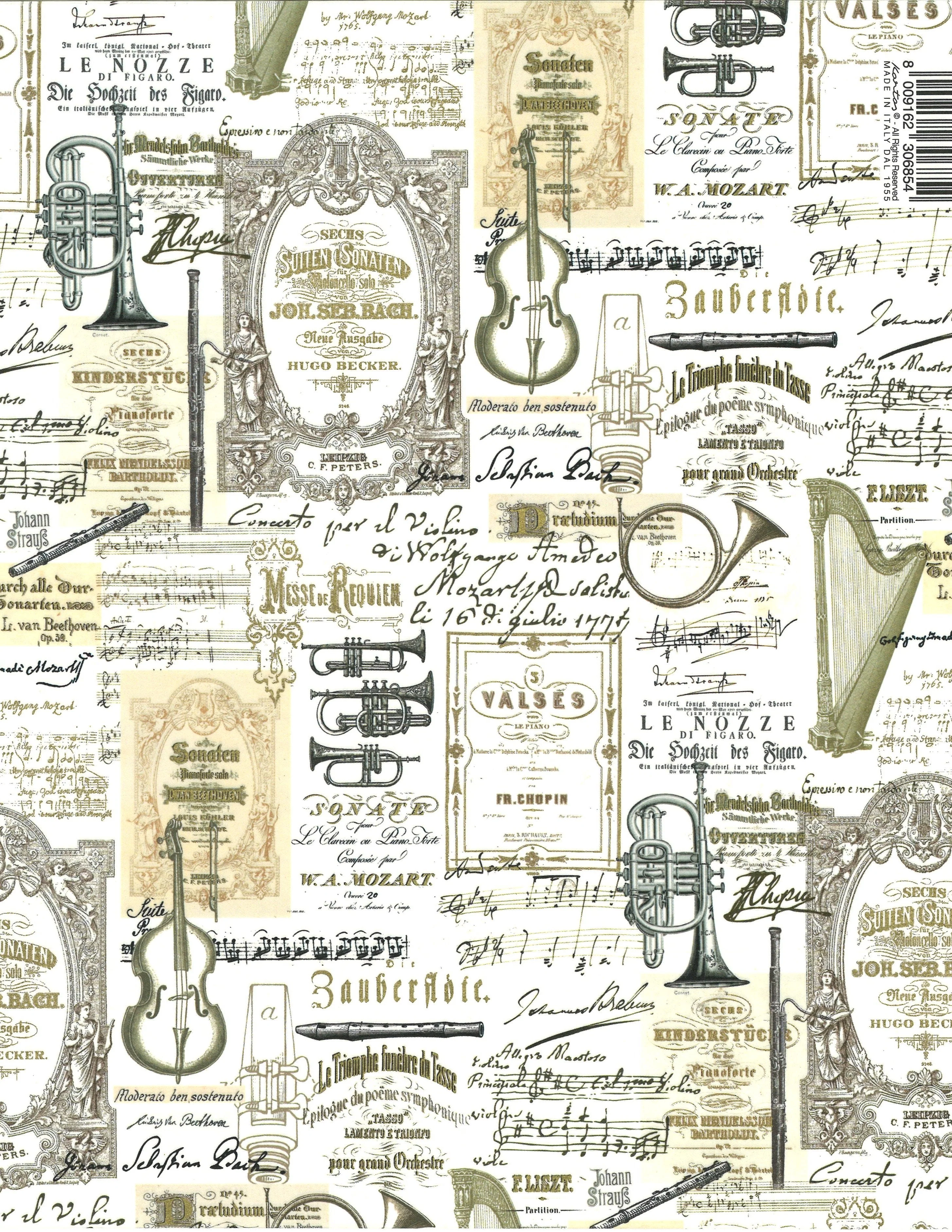 Classical Music Wrapping Paper - Image 3