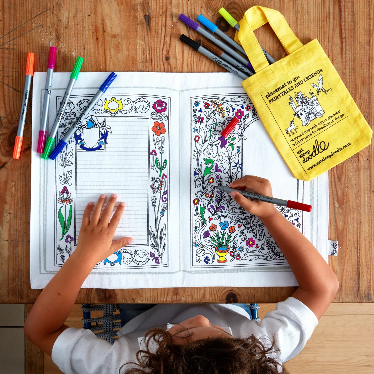 Fairytales and Legends Color-In Placemat - Image 2