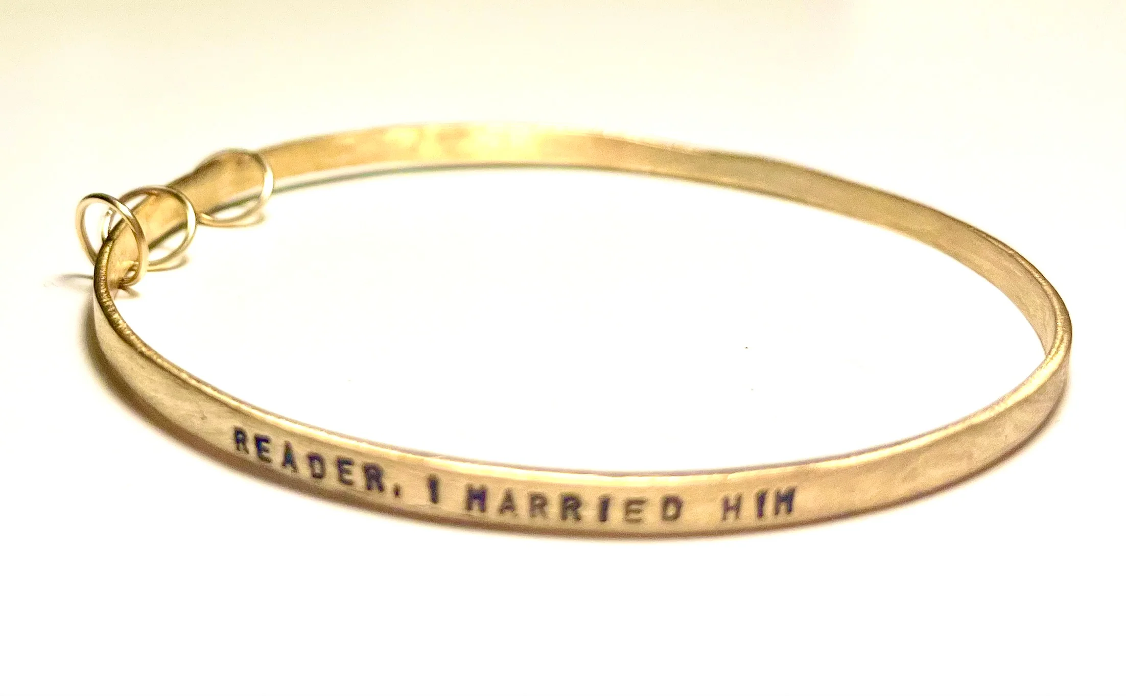Reader, I Married Him Gold Brontë Bracelet - Image 4