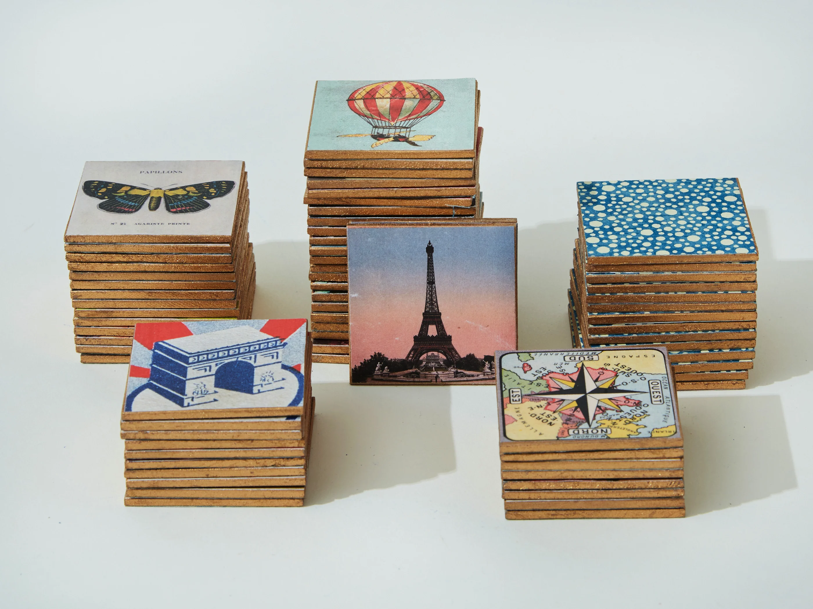 Handmade Memory Game with Vintage Imagery—French Version - Image 6