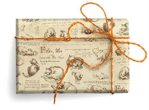 Da Vinci Cats Wrapping Paper - Image 3