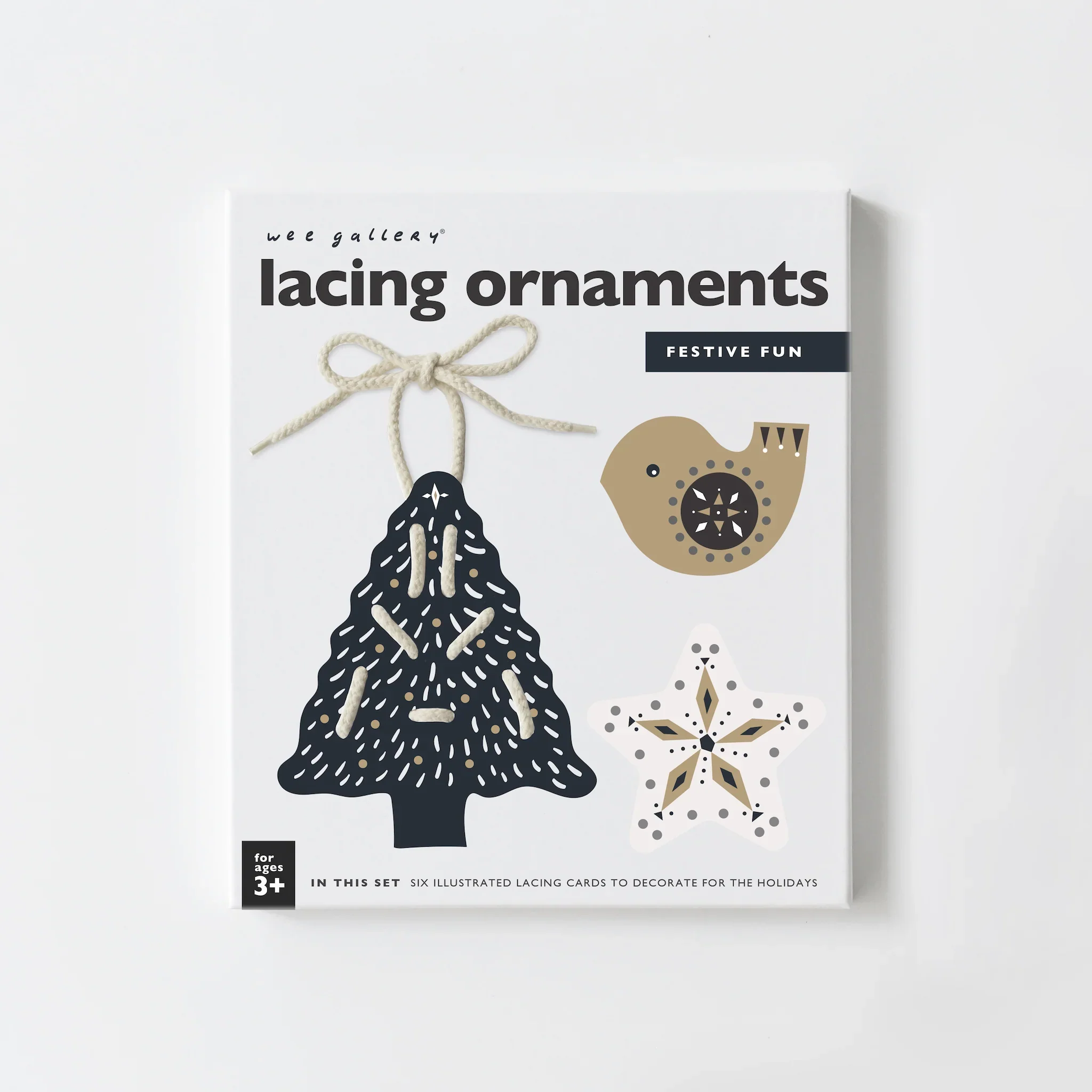 Festive Ornament Lacing Cards - Image 4