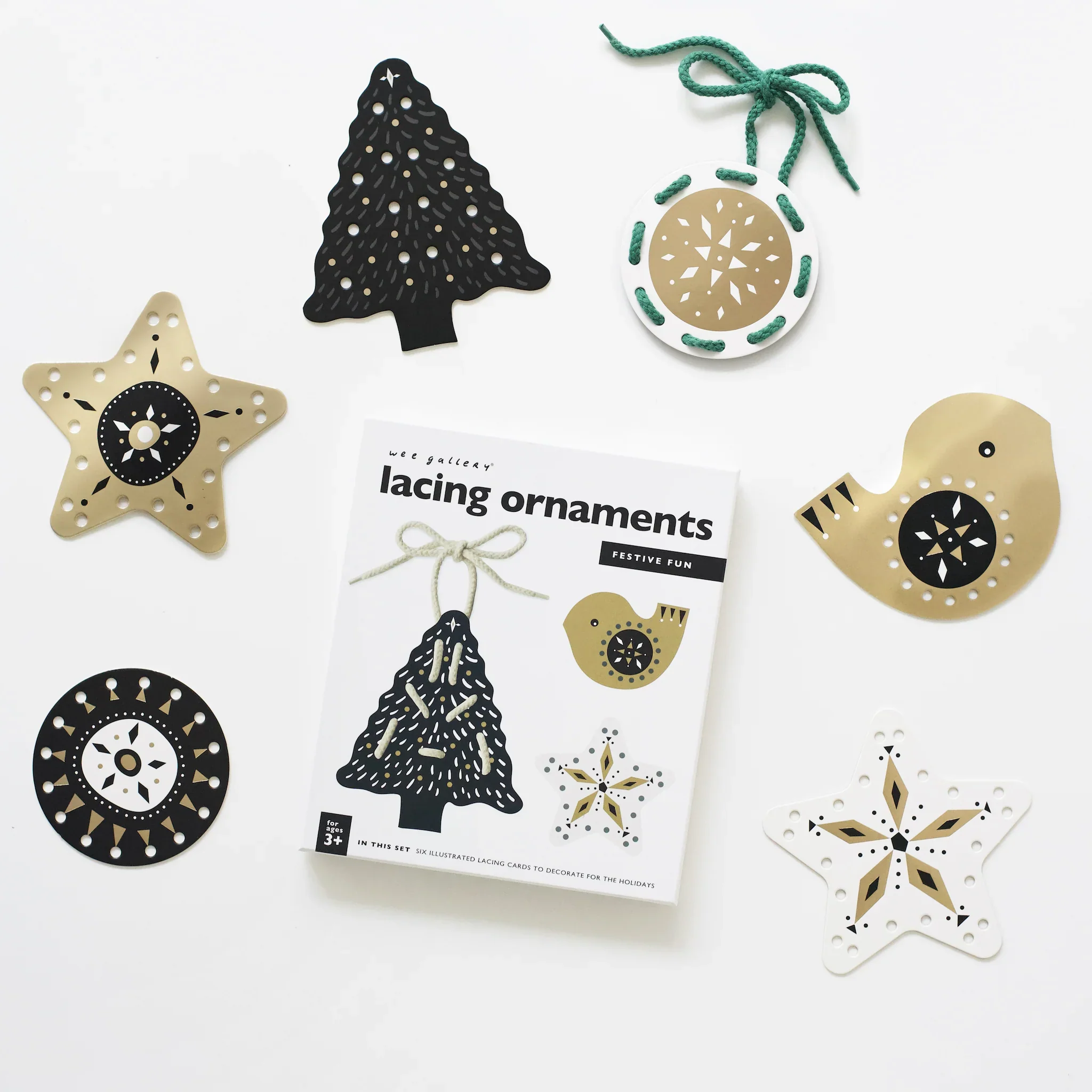 Festive Ornament Lacing Cards - Image 8