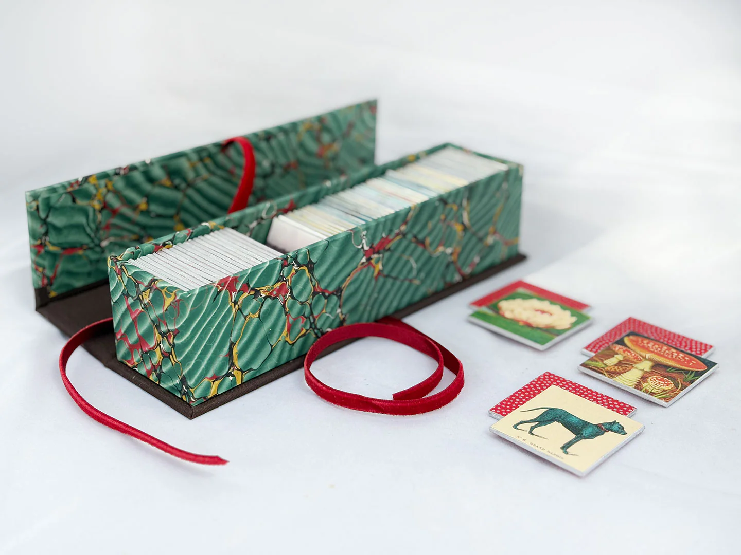 Handmade Memory Game with Vintage Imagery - Image 10