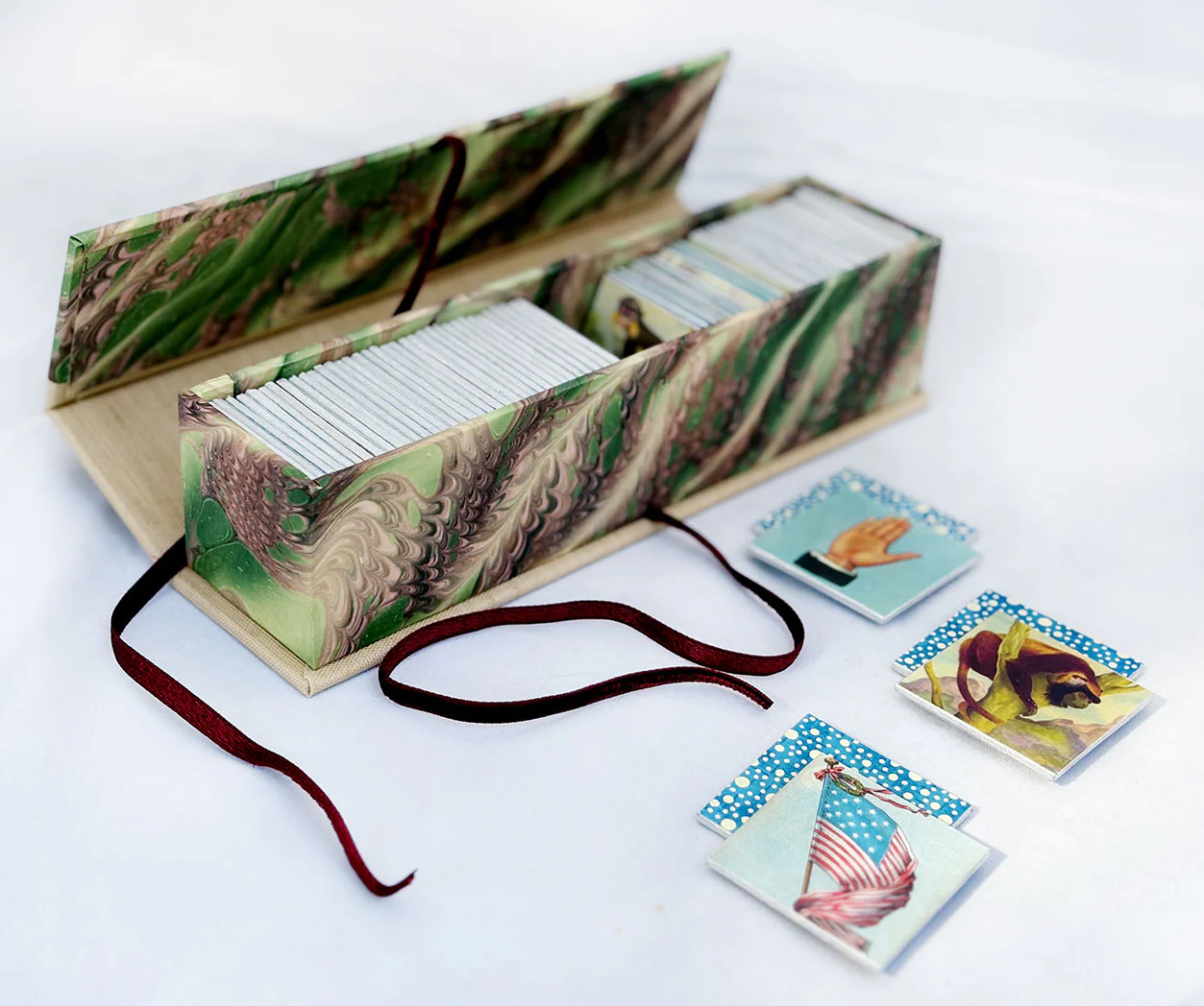 Handmade Memory Game with Vintage Imagery - Image 18