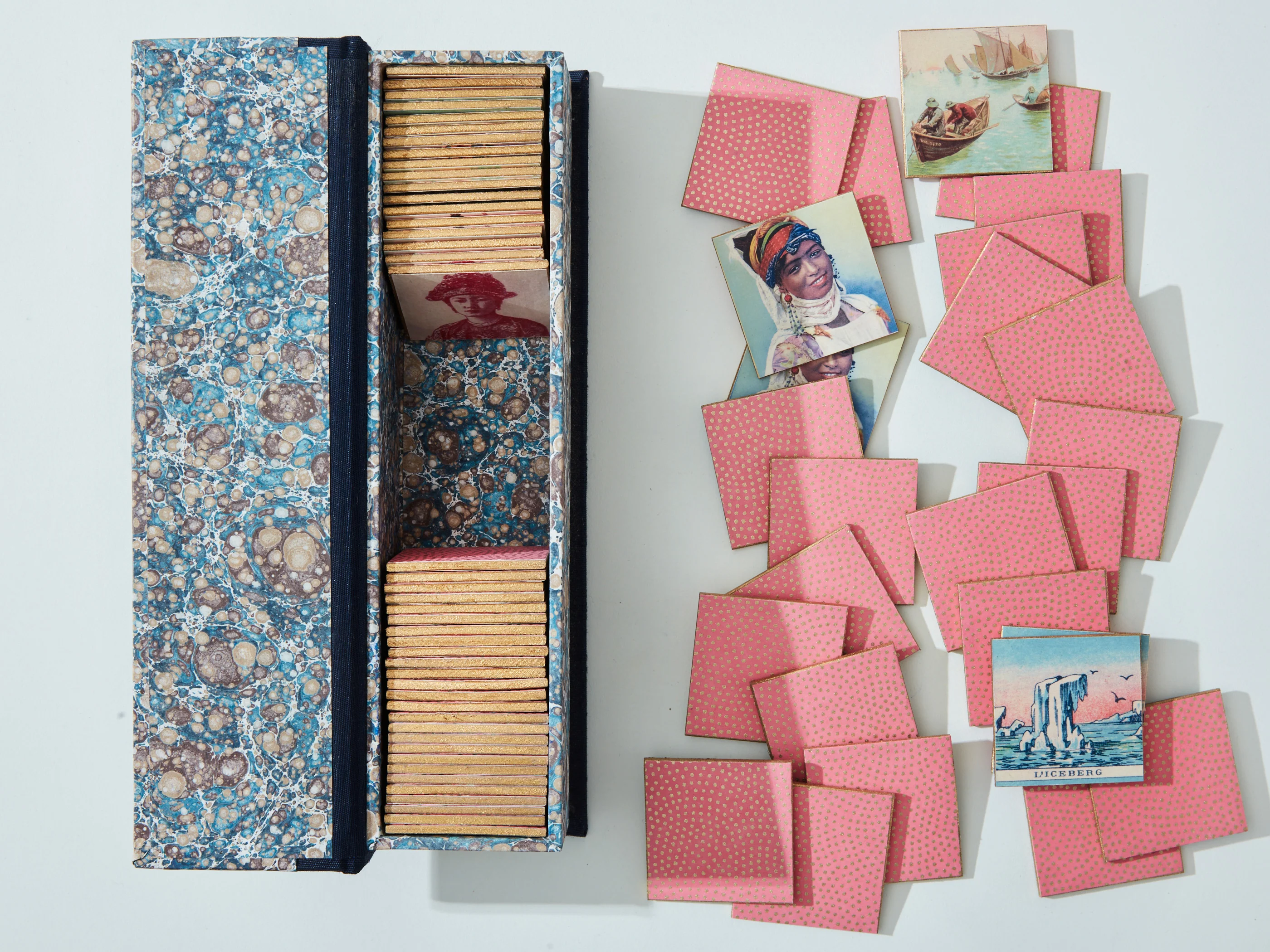 Handmade Memory Game with Vintage Imagery - Image 19