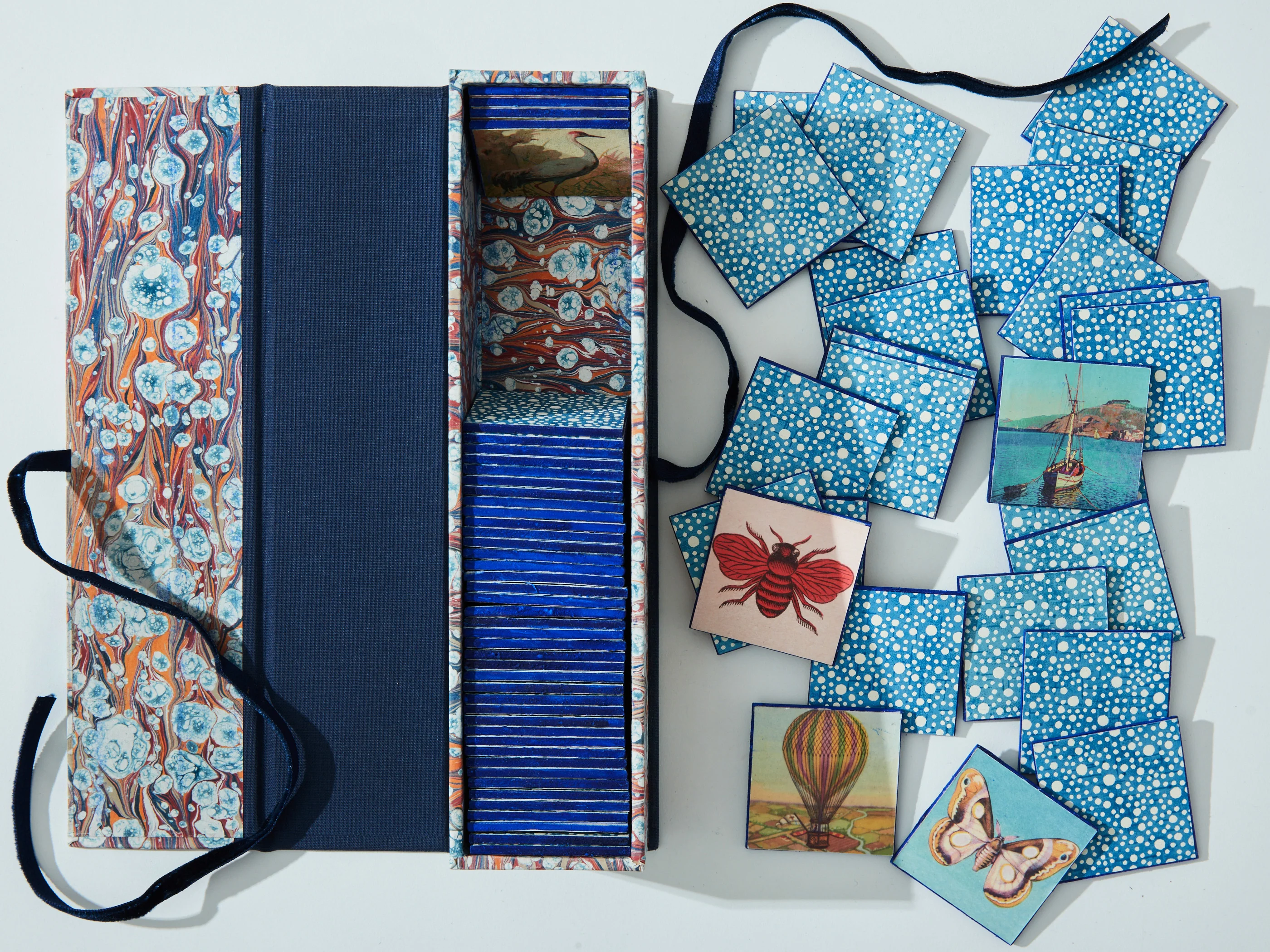 Handmade Memory Game with Vintage Imagery - Image 2