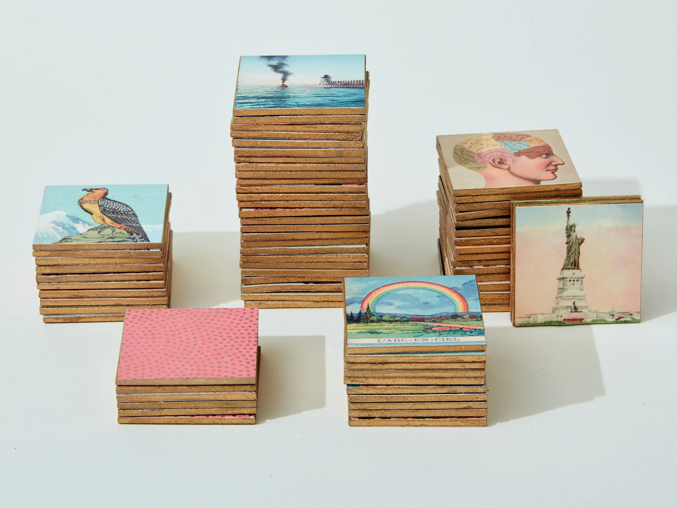 Handmade Memory Game with Vintage Imagery - Image 21