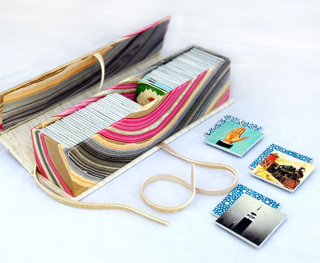 Handmade Memory Game with Vintage Imagery - Image 7