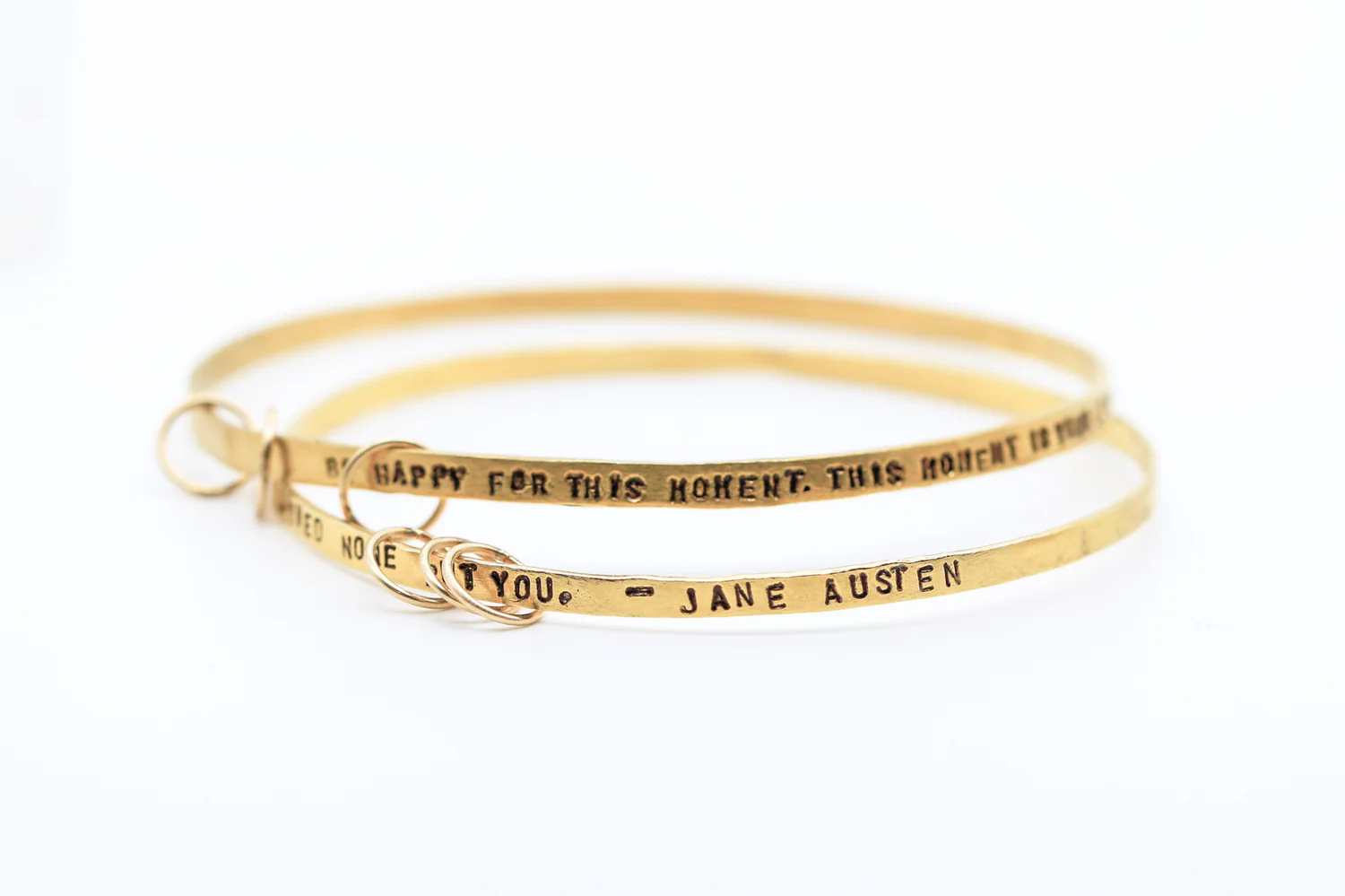 “I Have Loved None But You” Jane Austen Bracelet - Image 3