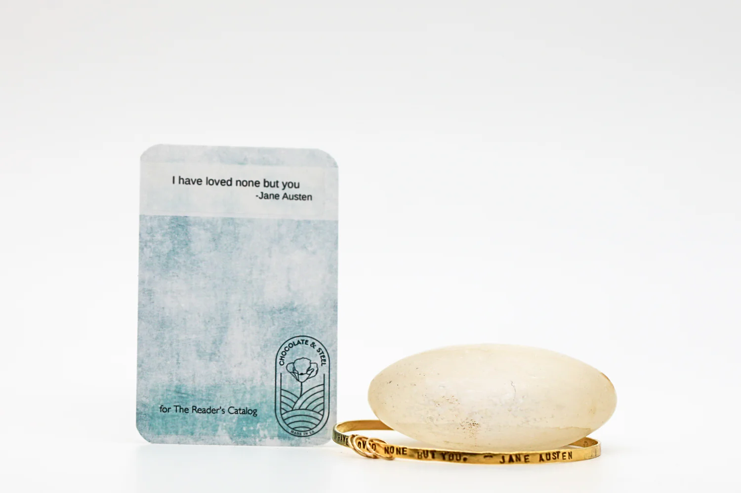 “I Have Loved None But You” Jane Austen Bracelet - Image 5