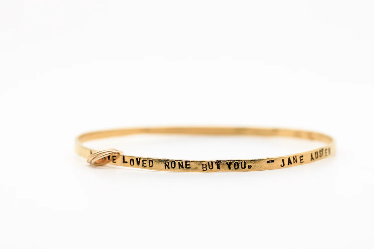 “I Have Loved None But You” Jane Austen Bracelet - Image 6