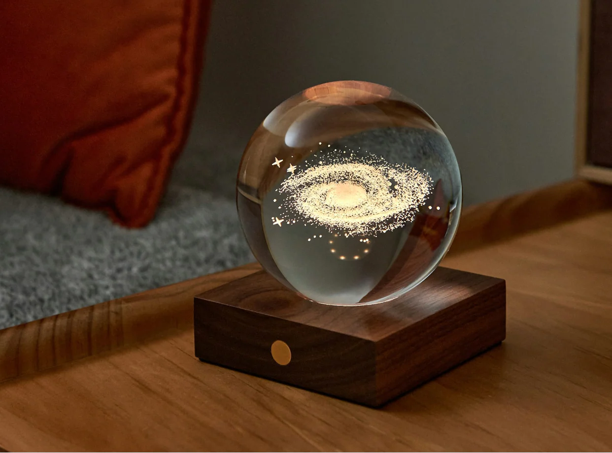Illuminated Galaxy Crystal Ball - Image 4