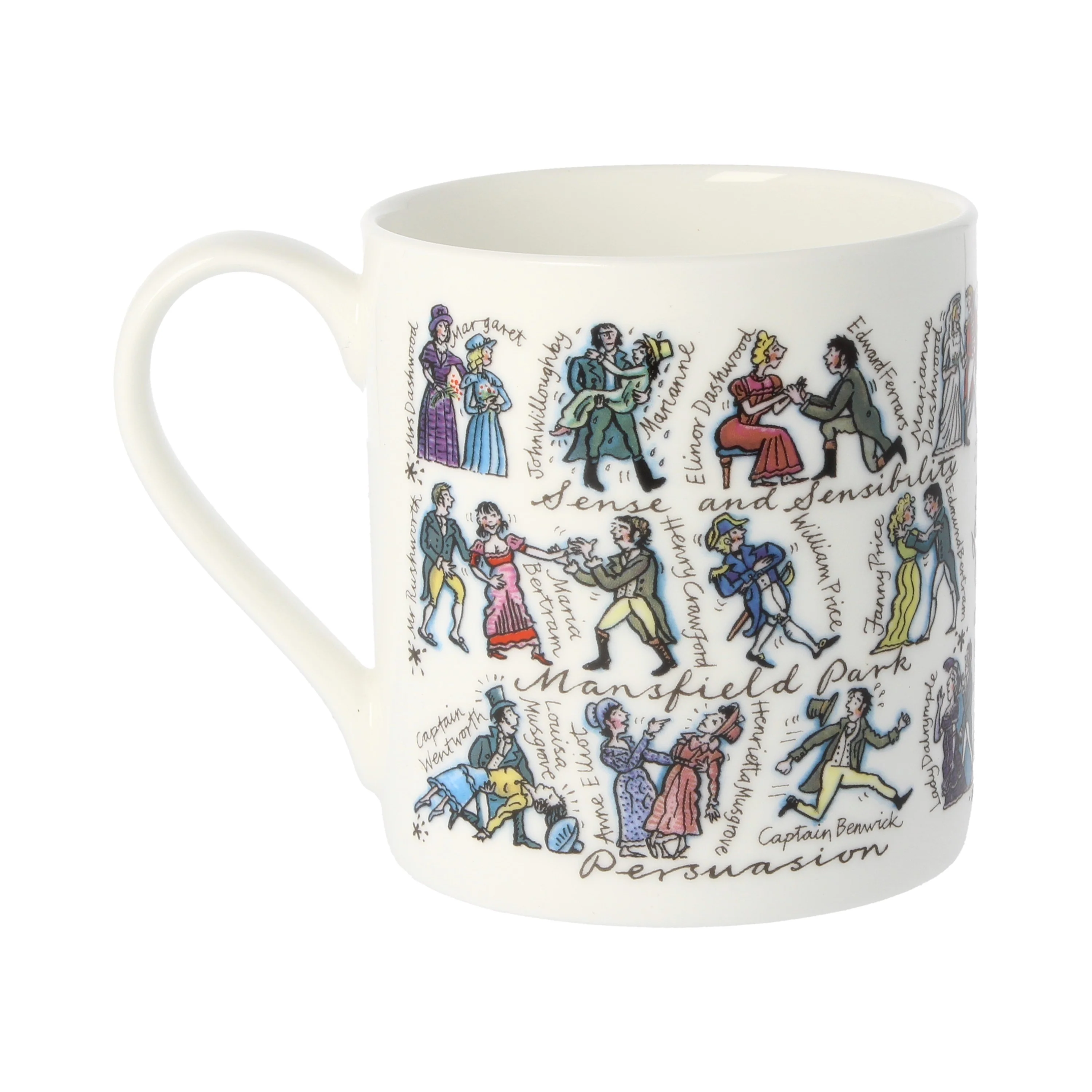 Jane Austen Characters Mug - Image 3