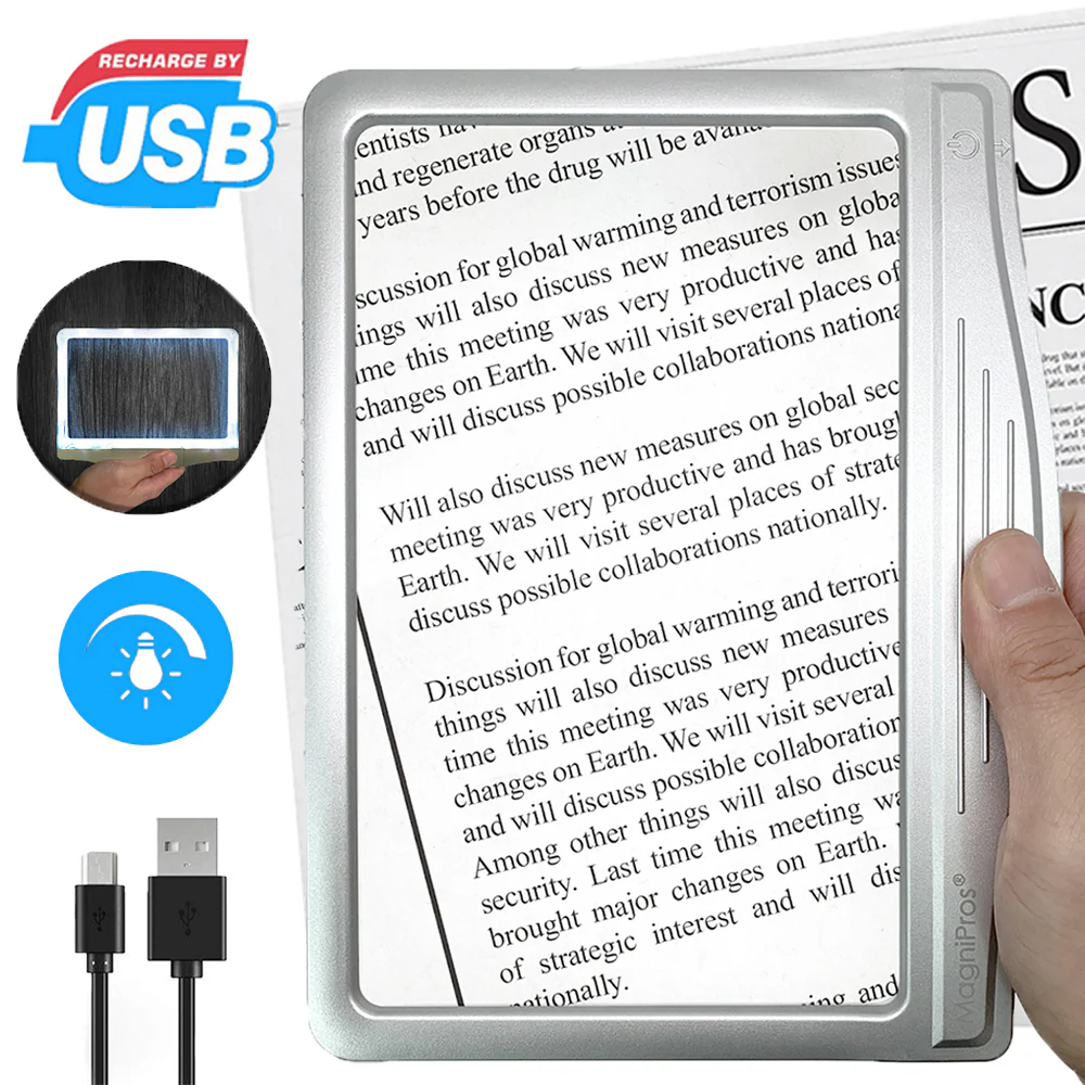 Rechargeable Dimmable Page Magnifier - Image 11