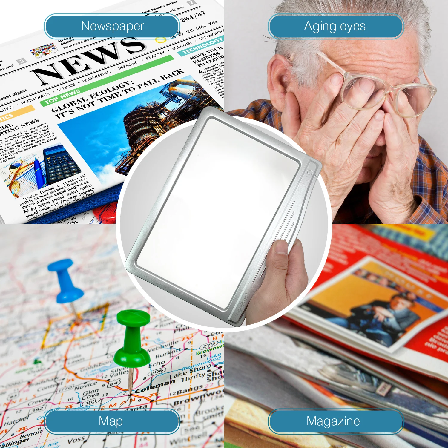 Rechargeable Dimmable Page Magnifier - Image 8