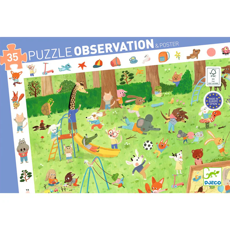 Little Friends Garden: 35-Piece Puzzle