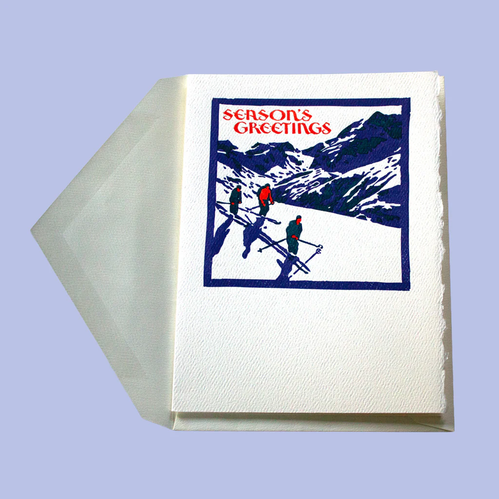 Mountain Skier Season’s Greetings - Image 4