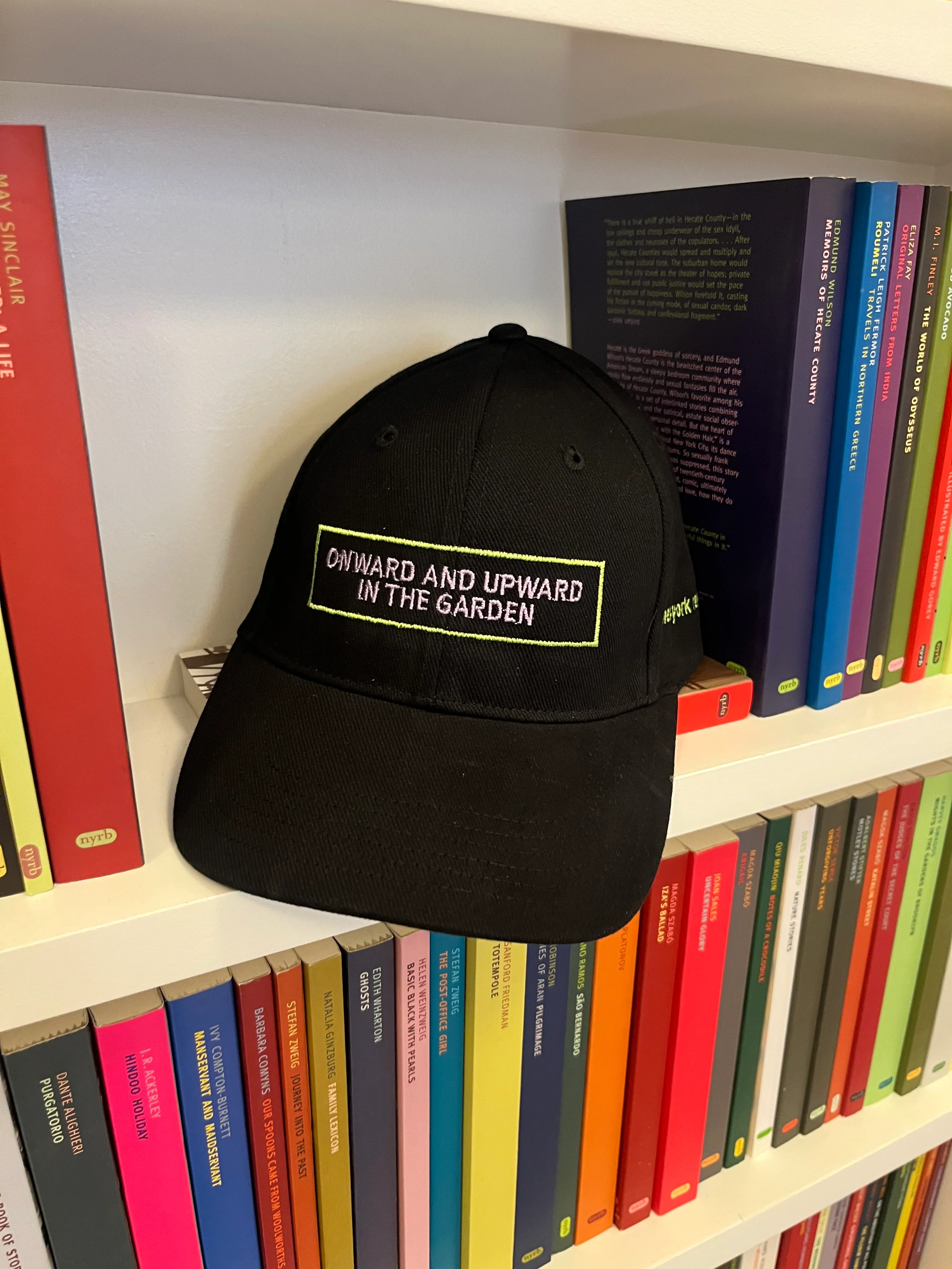 Onward and Upward in the Garden NYRB Baseball Cap - Image 4