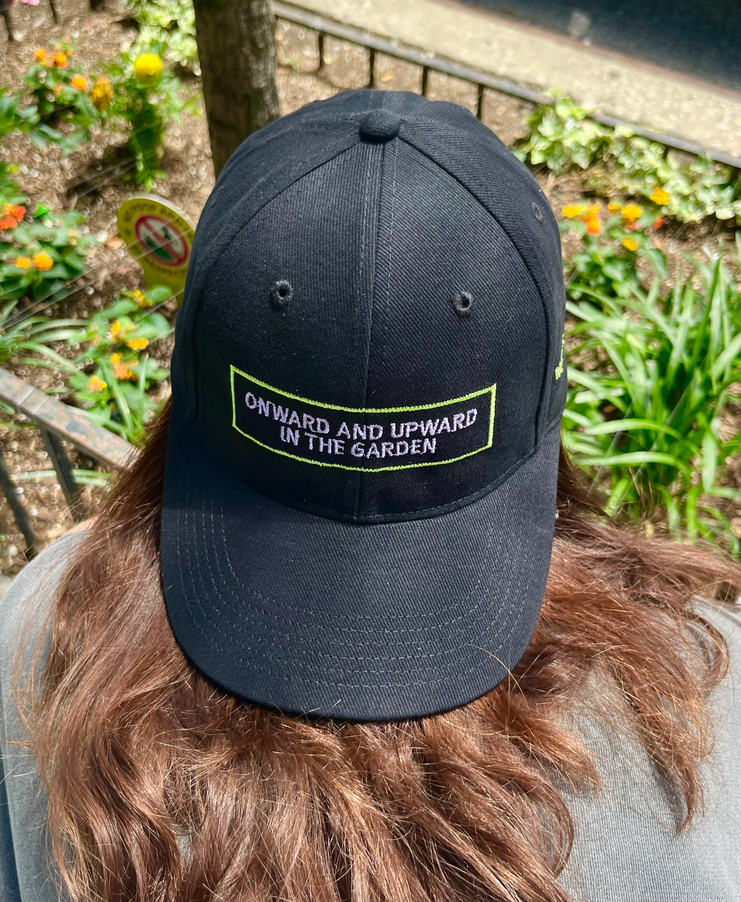 Onward and Upward in the Garden NYRB Baseball Cap - Image 5