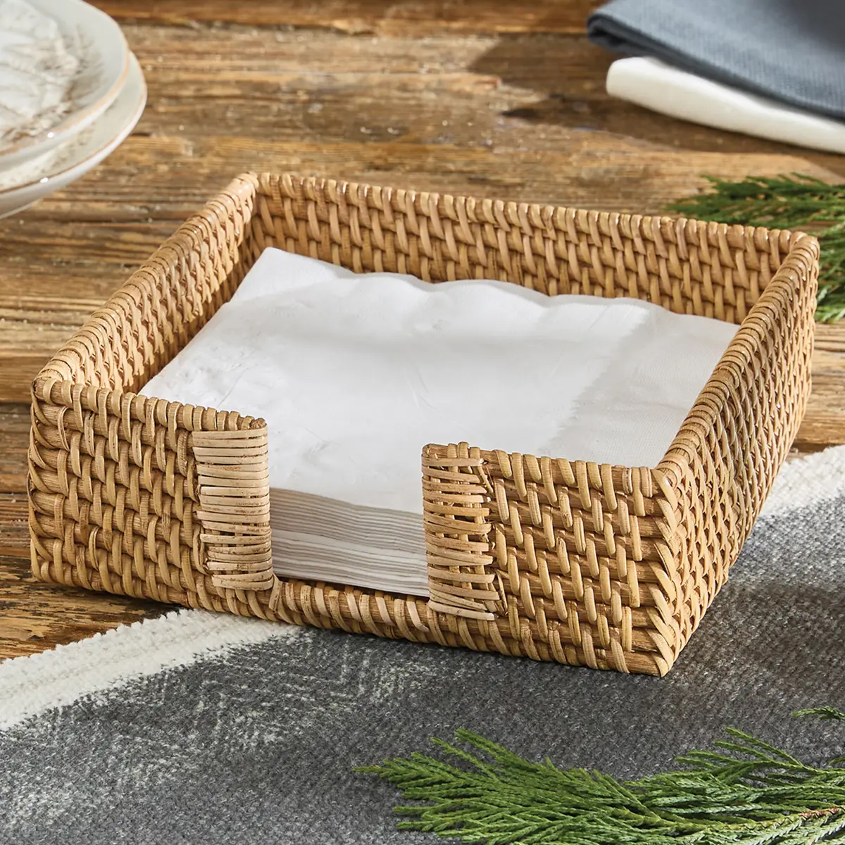 Rattan Napkin Holder - Image 4