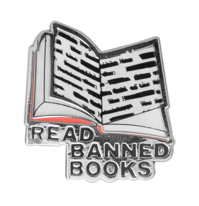 Read Banned Books Enamel Pin - Image 3