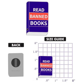 Read Banned Books Enamel Pin - Image 7