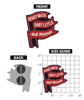 “RESIST MUCH, OBEY LITTLE” Pin - Image 4