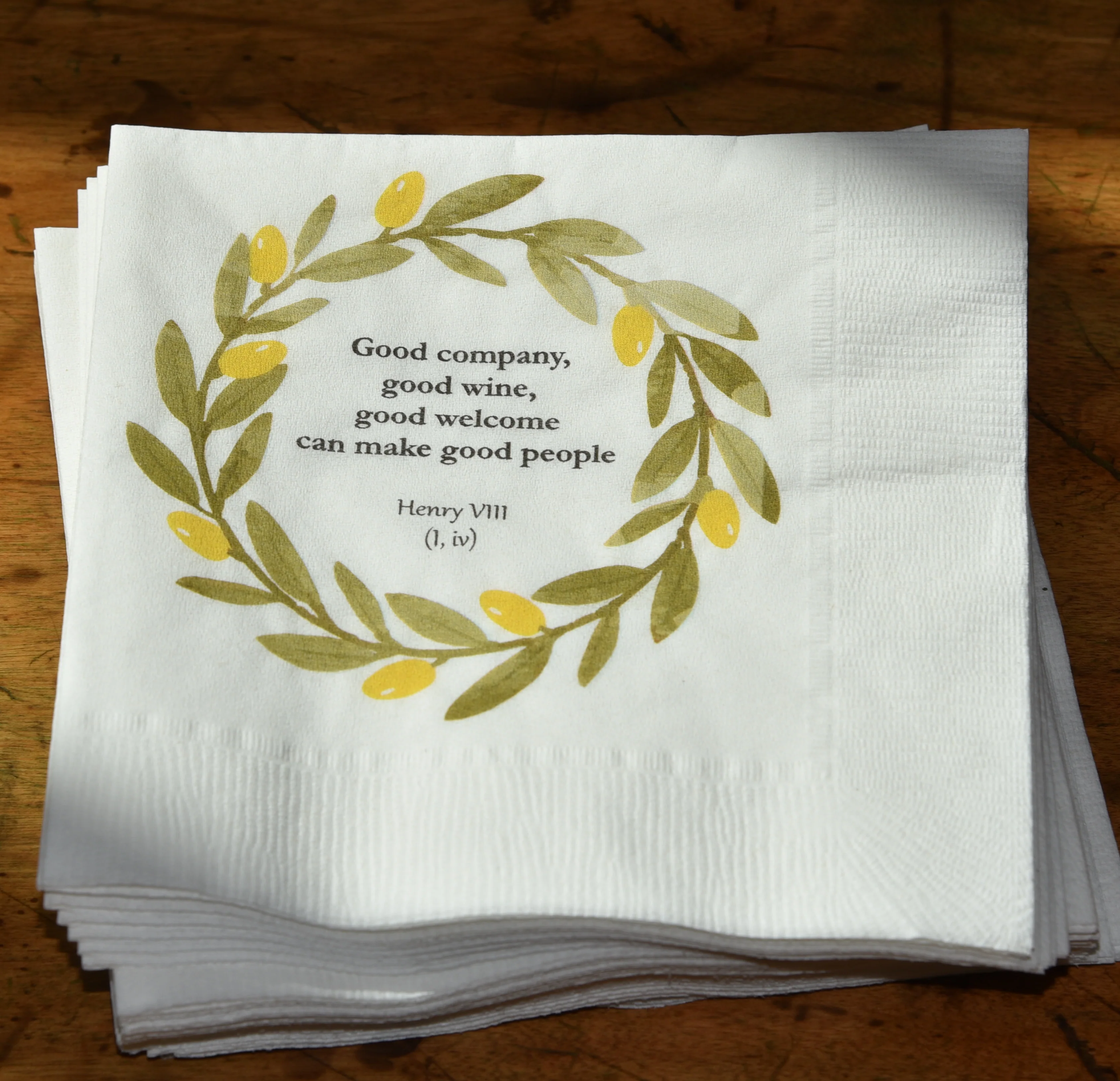 Shakespeare Cocktail Napkins - Image 13