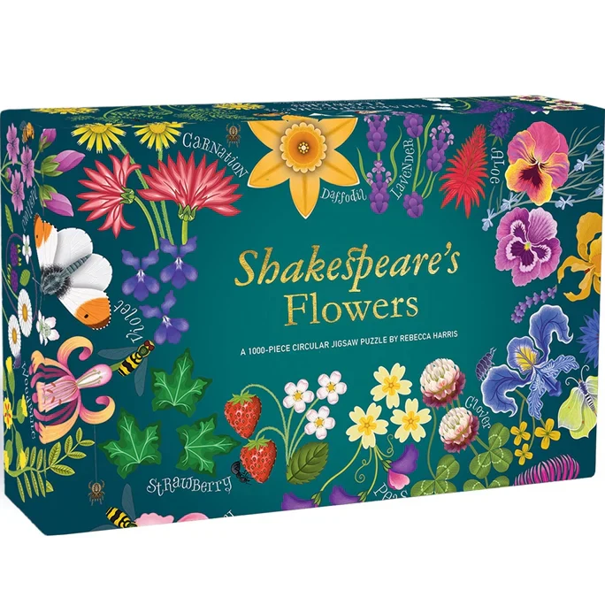Shakespeare’s Flowers: 1,000-Piece Puzzle