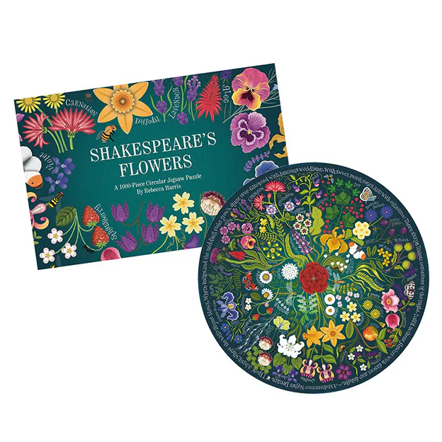 Shakespeare’s Flowers: 1,000-Piece Puzzle - Image 4
