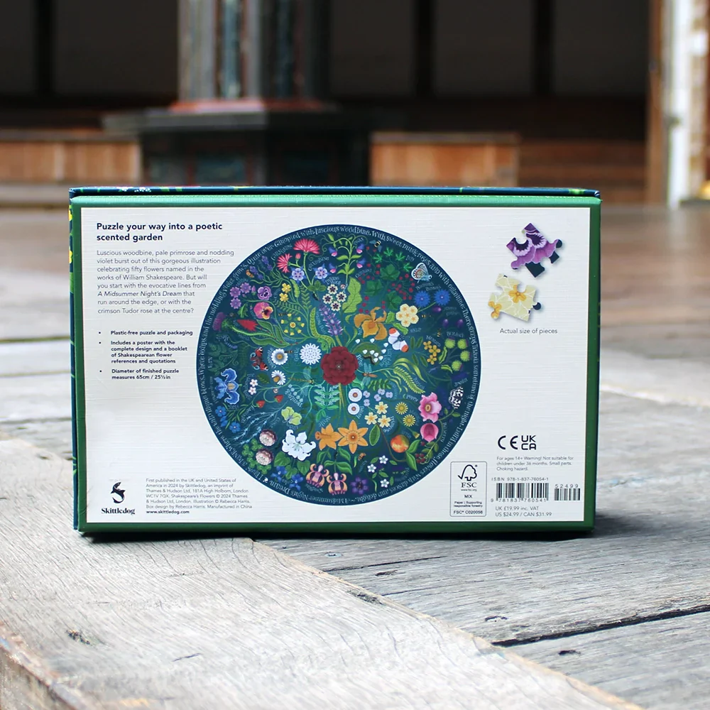Shakespeare’s Flowers: 1,000-Piece Puzzle - Image 6