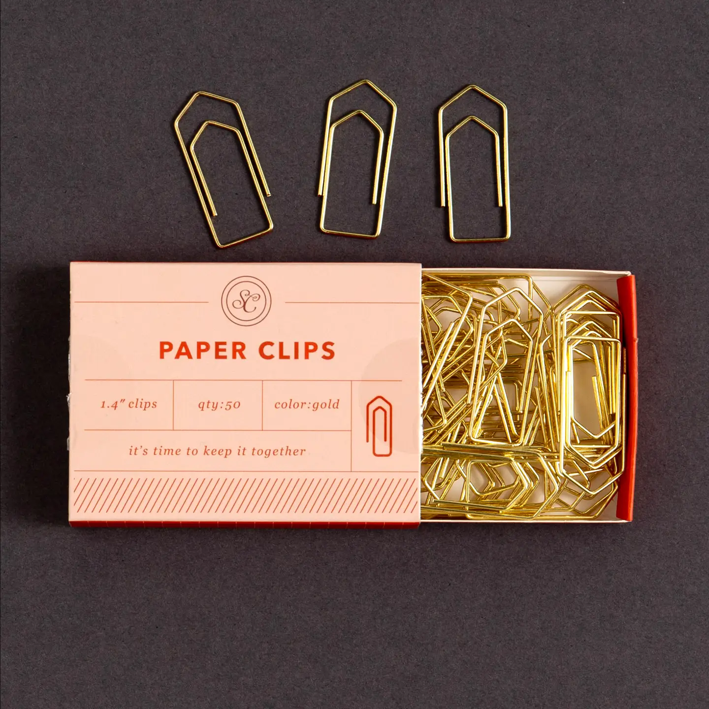 Stylish Gold Paperclips - Image 2