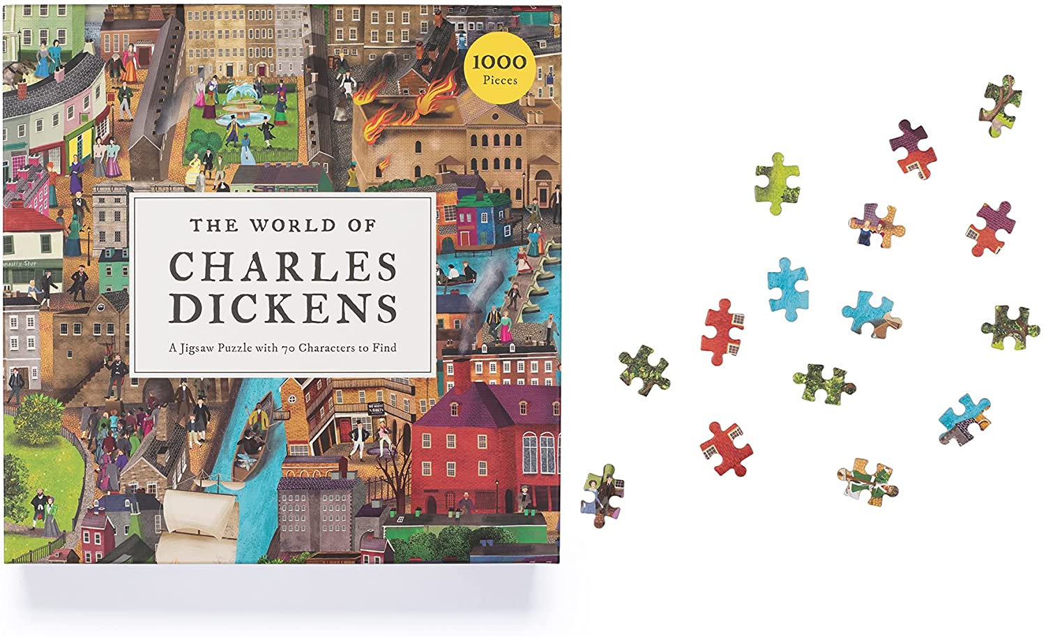 The World of Charles Dickens: 1,000-Piece Puzzle - Image 2