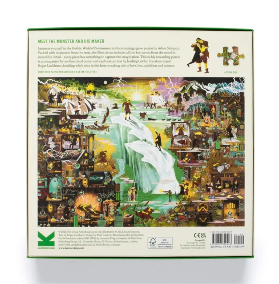 The World of Frankenstein: 1,000-Piece Puzzle - Image 5
