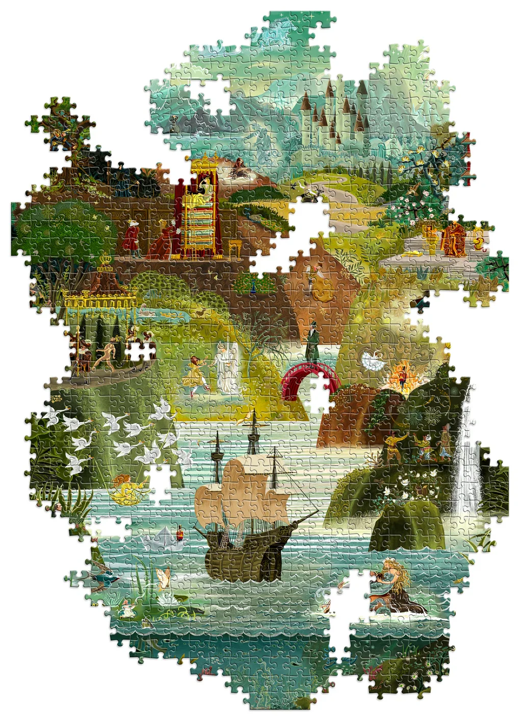 The World of Hans Christian Andersen’s Fairy Tales: 1,000-Piece Puzzle - Image 2