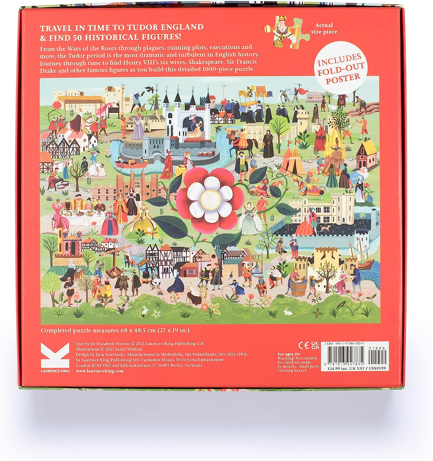 The World of the Tudors: 1,000-Piece Puzzle - Image 5