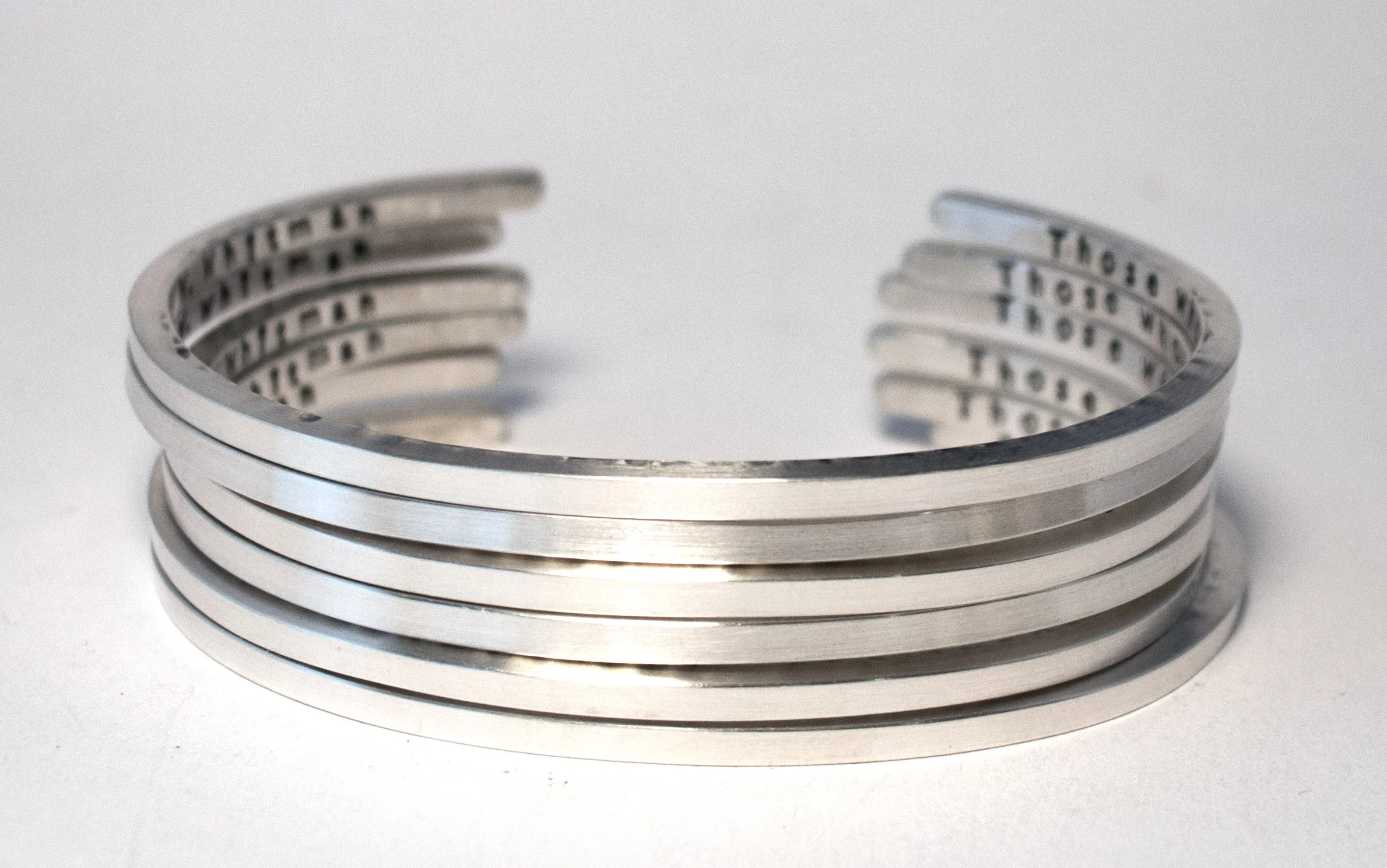 “Those Who Love Each Other” Sterling Silver Bracelet - Image 6