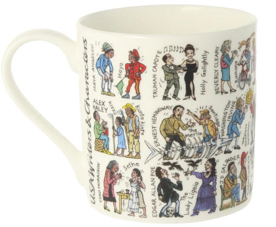 USA Writers and Characters Mug - Image 3
