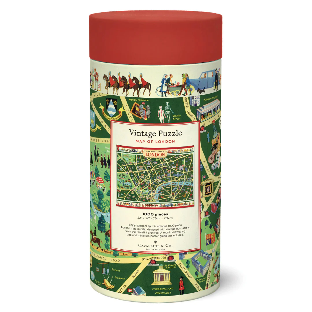 Vintage Map of London: 1,000-Piece Puzzle - Image 3