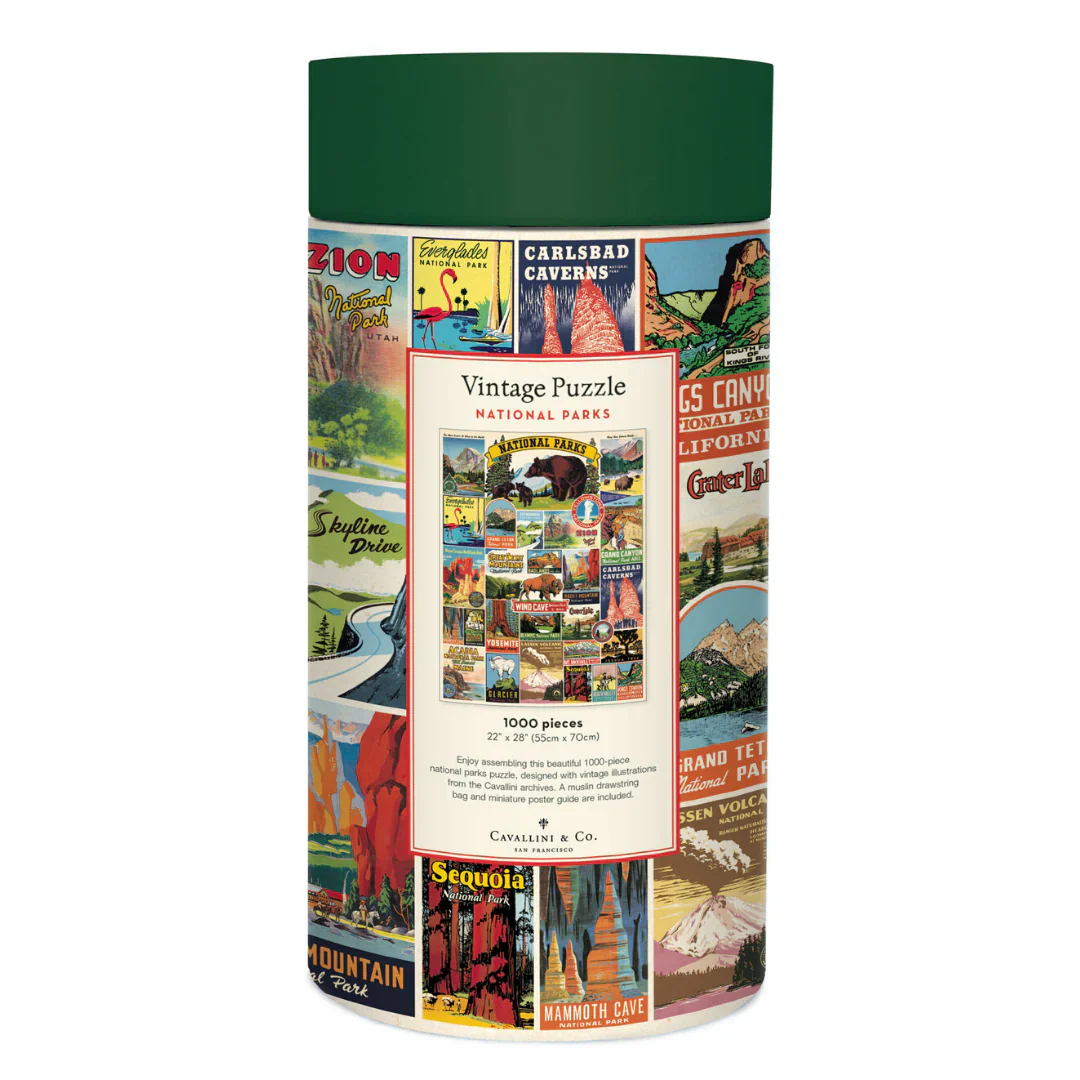 National Parks Vintage Posters: 1,000-Piece Puzzle - Image 3