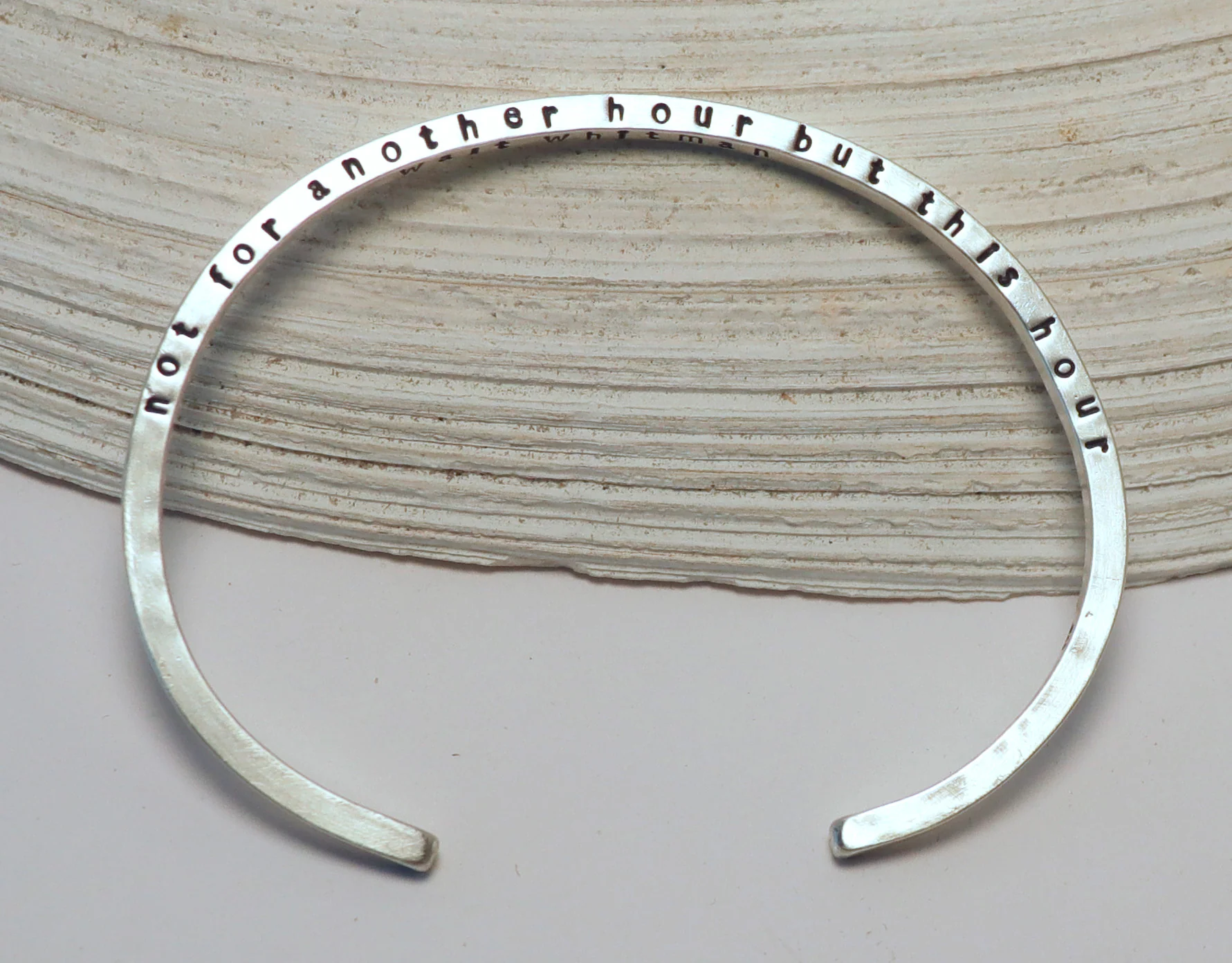 Walt Whitman Happiness Quote Bracelet - Image 4