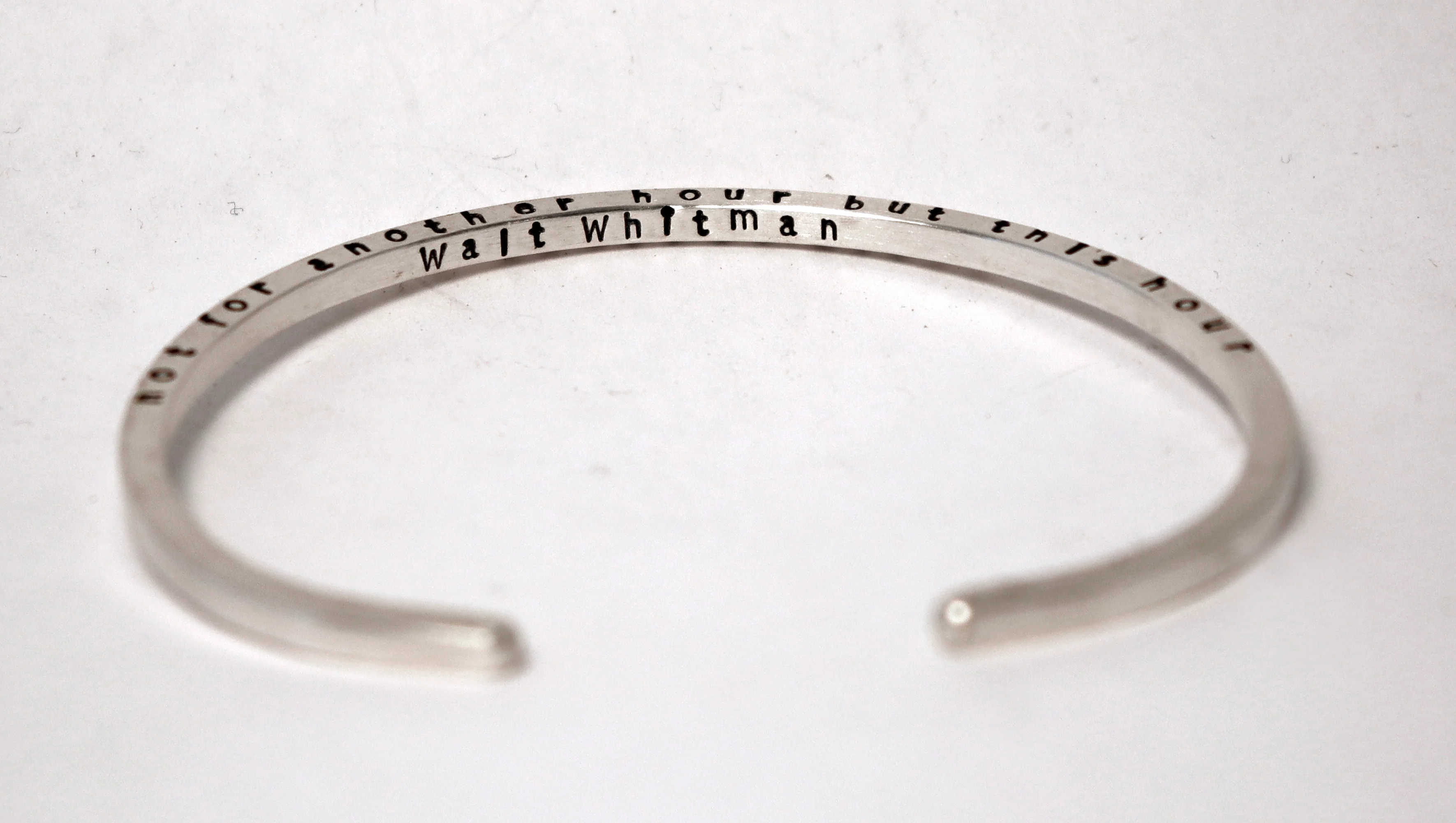 Walt Whitman Happiness Quote Bracelet - Image 5