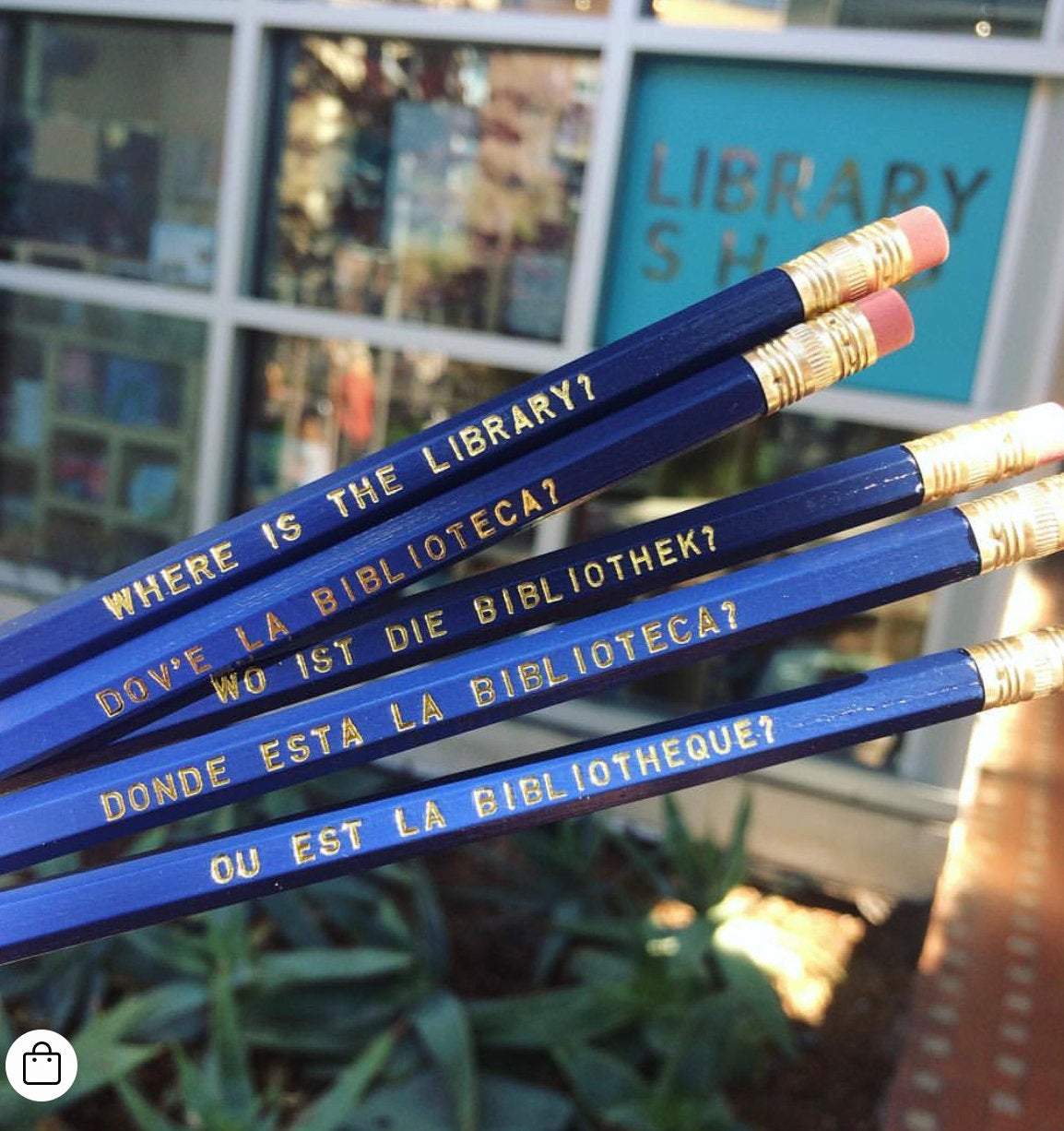 “WHERE IS THE LIBRARY?” Language Pencils - Image 4